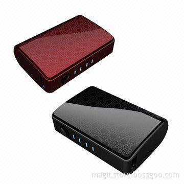 Cellular Phone Power Banks, 4,400mAh is a last technology storage device with the high-battery